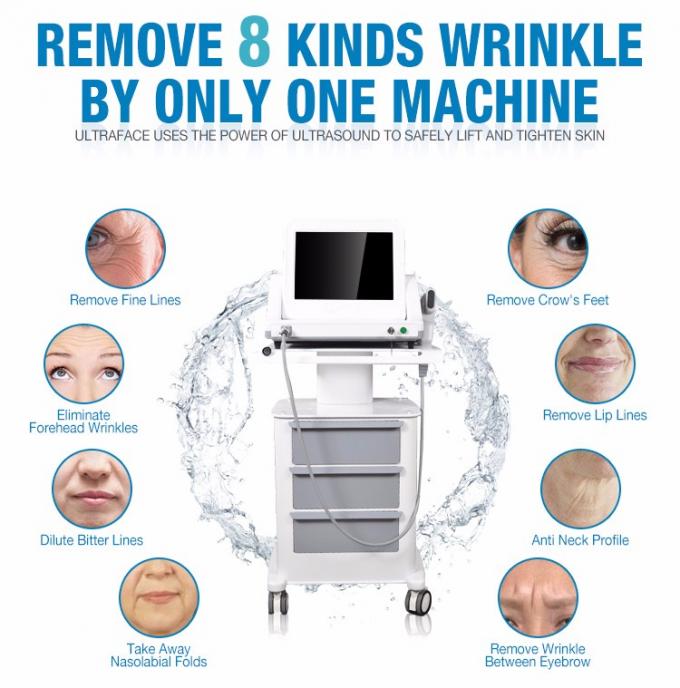 2016 máquina médica do hifu do tratamento facial da remoção do enrugamento do cuidado SMAS