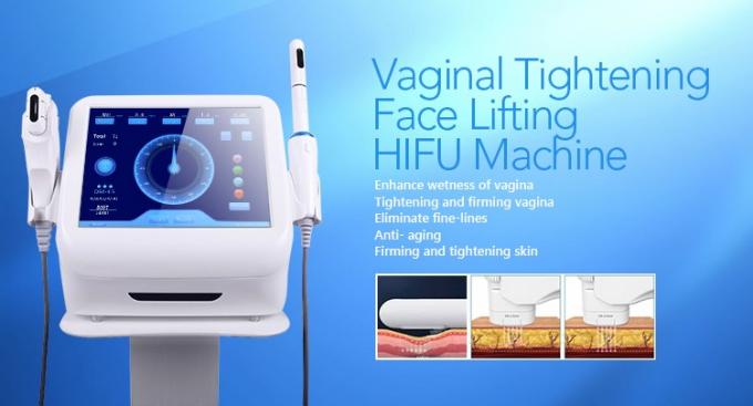 Máquina de aperto vaginal de Hifu com os 3.0mm para a cara e os 3.0mm&4.5mm para a vagina